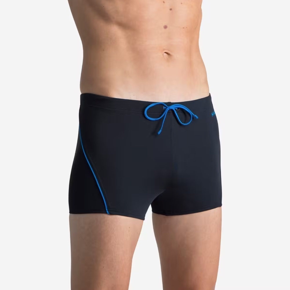 NABAIJI Black and‎ blue swim trunks